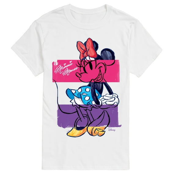 Disney - Minnie Sketch - Men's Short Sleeve Graphic T-Shirt