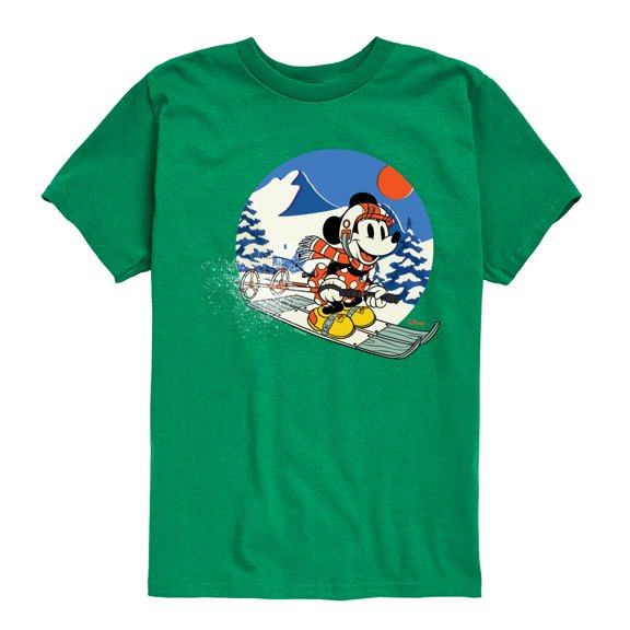 Disney - Minnie Ski - Toddler & Youth Short Sleeve Graphic T-Shirt