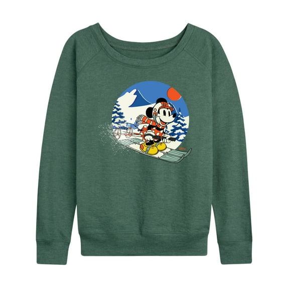 Disney - Minnie Ski - Women's Lightweight French Terry Long Sleeve Shirt