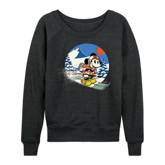 Disney - Minnie Ski - Women's Lightweight French Terry Long Sleeve Shirt