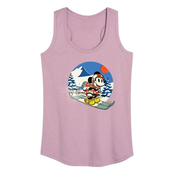 Disney - Minnie Ski - Women's Racerback Tank Top