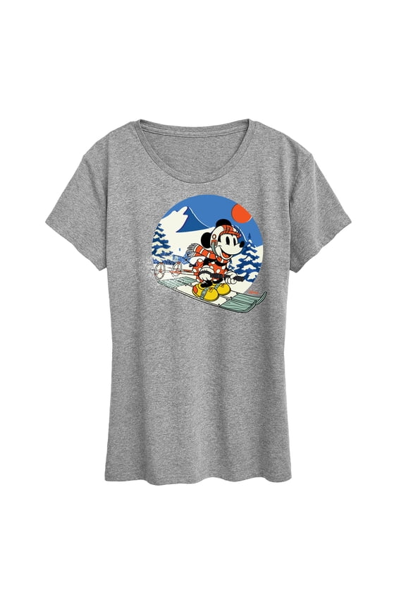- Minnie Ski Short Sleeve Graphic T-Shirt