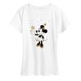thumbnail image 1 of Disney - Minnie Snowflakes - Women's Short Sleeve Graphic T-Shirt, 1 of 5