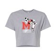 thumbnail image 1 of Disney - Minnie Soccer 28  - Juniors Cropped Cotton Blend T-Shirt, 1 of 5