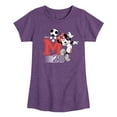 thumbnail image 1 of Disney - Minnie Soccer 28 - Toddler & Youth Girls Short Sleeve Graphic T-Shirt, 1 of 5