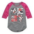 thumbnail image 1 of Disney - Minnie Soccer - Toddler & Youth Girls Raglan Graphic T-Shirt, 1 of 5