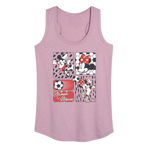 Disney - Minnie Soccer - Women's Racerback Tank Top