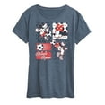 thumbnail image 1 of Disney - Minnie Soccer - Women's Short Sleeve Graphic T-Shirt, 1 of 5