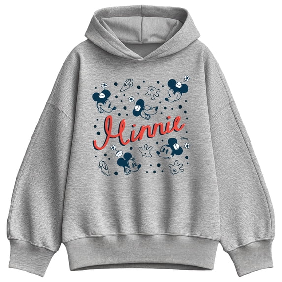 Disney - Minnie Speckle - Women's Oversized Fleece Hoodie Sweatshirt