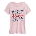 thumbnail image 1 of Disney - Minnie Speckle - Women's Short Sleeve Graphic T-Shirt, 1 of 3