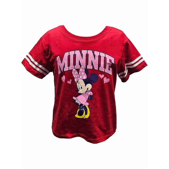 Disney Minnie Sports Cuteness Youth Girls Fashion Top