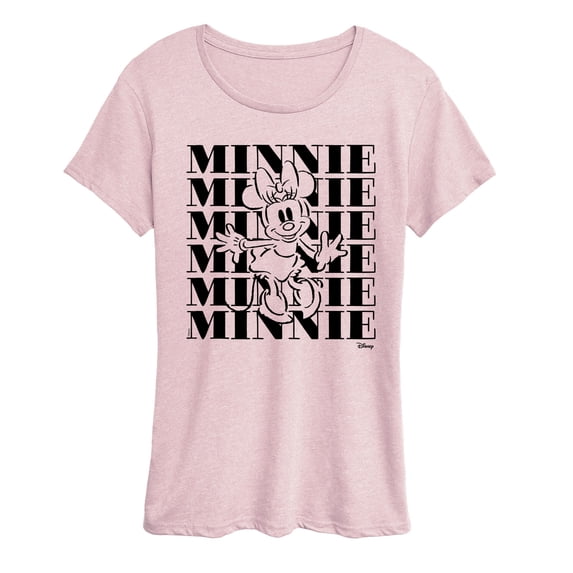 Disney - Minnie Stacked - Women's Short Sleeve Graphic T-Shirt