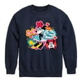 thumbnail image 1 of Disney - Minnie Sticker Look - Youth Crewneck Fleece Sweatshirt, 1 of 5