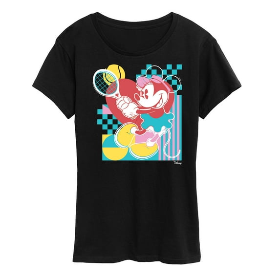 Disney - Minnie Tennis Color Block - Women's Short Sleeve Graphic T-Shirt