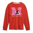 thumbnail image 1 of Disney - Minnie Track And Field - Toddler And Youth Long Sleeve Graphic T-Shirt, 1 of 5
