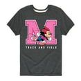 thumbnail image 1 of Disney - Minnie Track And Field - Toddler And Youth Short Sleeve Graphic T-Shirt, 1 of 5