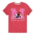 thumbnail image 1 of Disney - Minnie Track And Field - Toddler And Youth Short Sleeve Graphic T-Shirt, 1 of 5