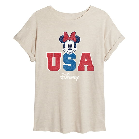 Disney - Minnie USA - Women's Oversized T-Shirt