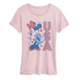 thumbnail image 1 of Disney - Minnie USA - Women's Short Sleeve Graphic T-Shirt, 1 of 3