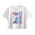thumbnail image 1 of Disney - Minnie Usa  - Youth Girls Boxy T-Shirt, 1 of 4