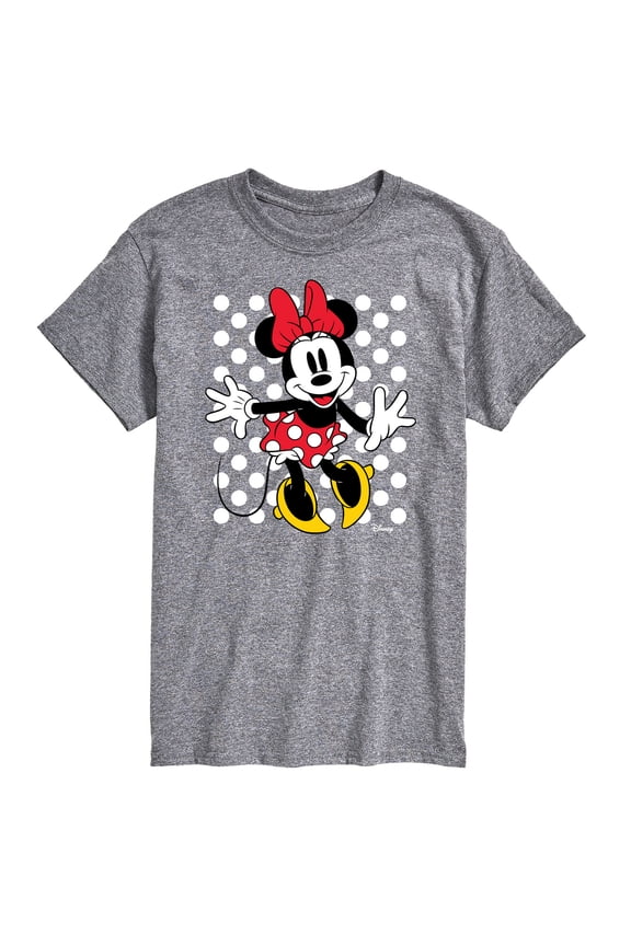 - Minnie With Dots - Men's Short Sleeve Graphic T-Shirt