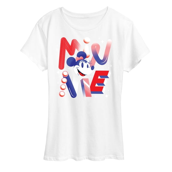 Disney - Minnie Word Art Women's Short Sleeve Graphic T-Shirt