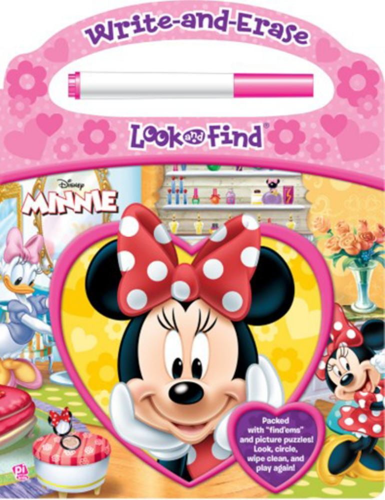 Disney Minnie WriteAndErase Look and Find (Board Book)