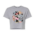 thumbnail image 1 of Disney - Minnie Xoxo  - Juniors Cropped Cotton Blend T-Shirt, 1 of 5
