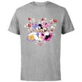 thumbnail image 1 of Disney Minnie and Daisy BFF Heart Galentine’s Day - Short Sleeve Cotton T-Shirt for Adults - Customized-Athletic Heather, 1 of 5