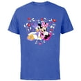 thumbnail image 1 of Disney Minnie and Daisy BFF Heart Galentine’s Day - Short Sleeve Cotton T-Shirt for Adults - Customized-Royal Heather, 1 of 5