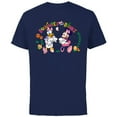 thumbnail image 1 of Disney Minnie and Daisy Bunnies and Bows Girls’ Easter - Short Sleeve Cotton T-Shirt for Adults - Customized-Navy, 1 of 5