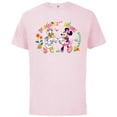 thumbnail image 1 of Disney Minnie and Daisy Bunnies and Bows Girls’ Easter - Short Sleeve Cotton T-Shirt for Adults - Customized-Soft Pink, 1 of 5