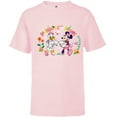 thumbnail image 1 of Disney Minnie and Daisy Bunnies and Bows Girls’ Easter - Short Sleeve T-Shirt for Kids - Customized-Soft Pink, 1 of 5