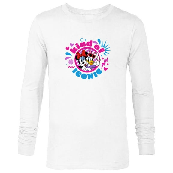 Disney Minnie and Daisy Kind of Iconic - Long Sleeve T-Shirt for Men - Customized-White