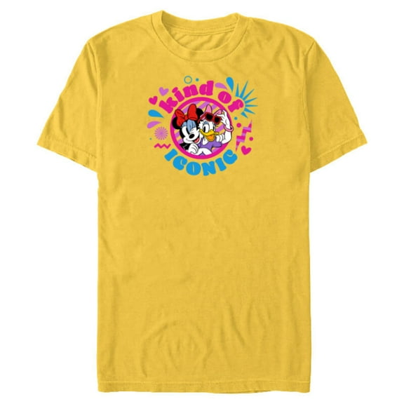 Disney Minnie and Daisy Kind of Iconic - Short Sleeve Blended T-Shirt for Adults - Customized-Yellow