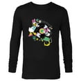 thumbnail image 1 of Disney Minnie and Daisy Mix It Up Retro - Long Sleeve T-Shirt for Men - Customized-Black, 1 of 5