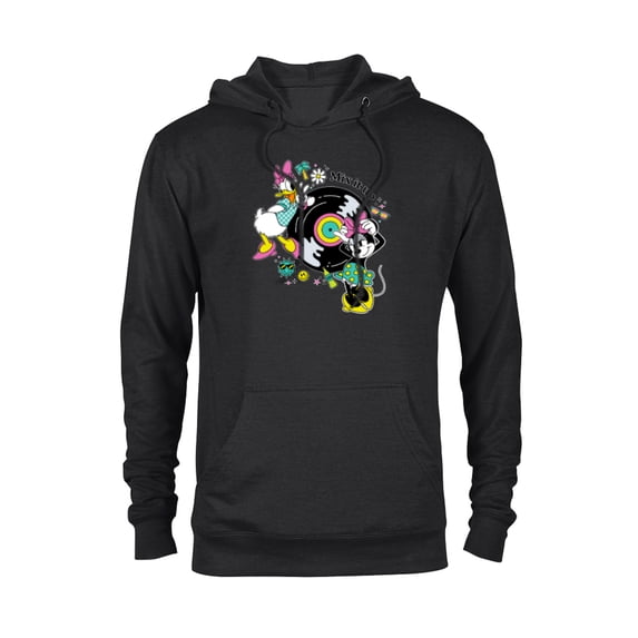 Disney Minnie and Daisy Mix It Up Retro - Pullover Hoodie for Adults - Customized-Black