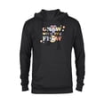 thumbnail image 1 of Disney Minnie and Mickey Mouse Grow with the Flow Springtime - Pullover Hoodie for Adults - Customized-Black, 1 of 5