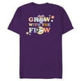 thumbnail image 1 of Disney Minnie and Mickey Mouse Grow with the Flow Springtime - Short Sleeve Blended T-Shirt for Adults - Customized-Purple, 1 of 5