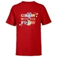 thumbnail image 1 of Disney Minnie and Mickey Mouse Grow with the Flow Springtime - Short Sleeve T-Shirt for Kids - Customized-Red, 1 of 5