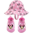 thumbnail image 1 of Disney Minnie and Mickey Mouse Sunny Fun Swim Bucket Hat and Booties Set - 0-12 Months For Girls, 1 of 7