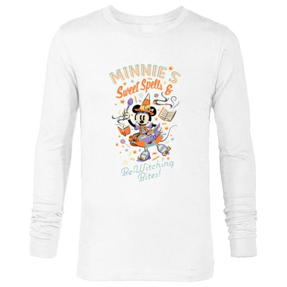 Disney Minnie’s Sweet Spells & Be-Witching Bites Halloween - Long Sleeve T-Shirt for Men - Customized-White