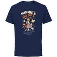 thumbnail image 1 of Disney Minnie’s Sweet Spells & Be-Witching Bites Halloween - Short Sleeve Cotton T-Shirt for Adults - Customized-Athletic Navy, 1 of 5