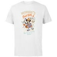 thumbnail image 1 of Disney Minnie’s Sweet Spells & Be-Witching Bites Halloween - Short Sleeve Cotton T-Shirt for Adults - Customized-White, 1 of 5
