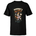 thumbnail image 1 of Disney Minnie’s Sweet Spells & Be-Witching Bites Halloween - Short Sleeve T-Shirt for Kids - Customized-Black, 1 of 5