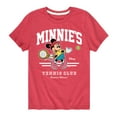 thumbnail image 1 of Disney - Minnies Tennis Club - Toddler And Youth Short Sleeve Graphic T-Shirt, 1 of 5