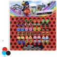 thumbnail image 1 of Disney Miraculous Ladybug 24 Pair Sticker Earrings on Blister Card, 2 Pack, 1 of 1
