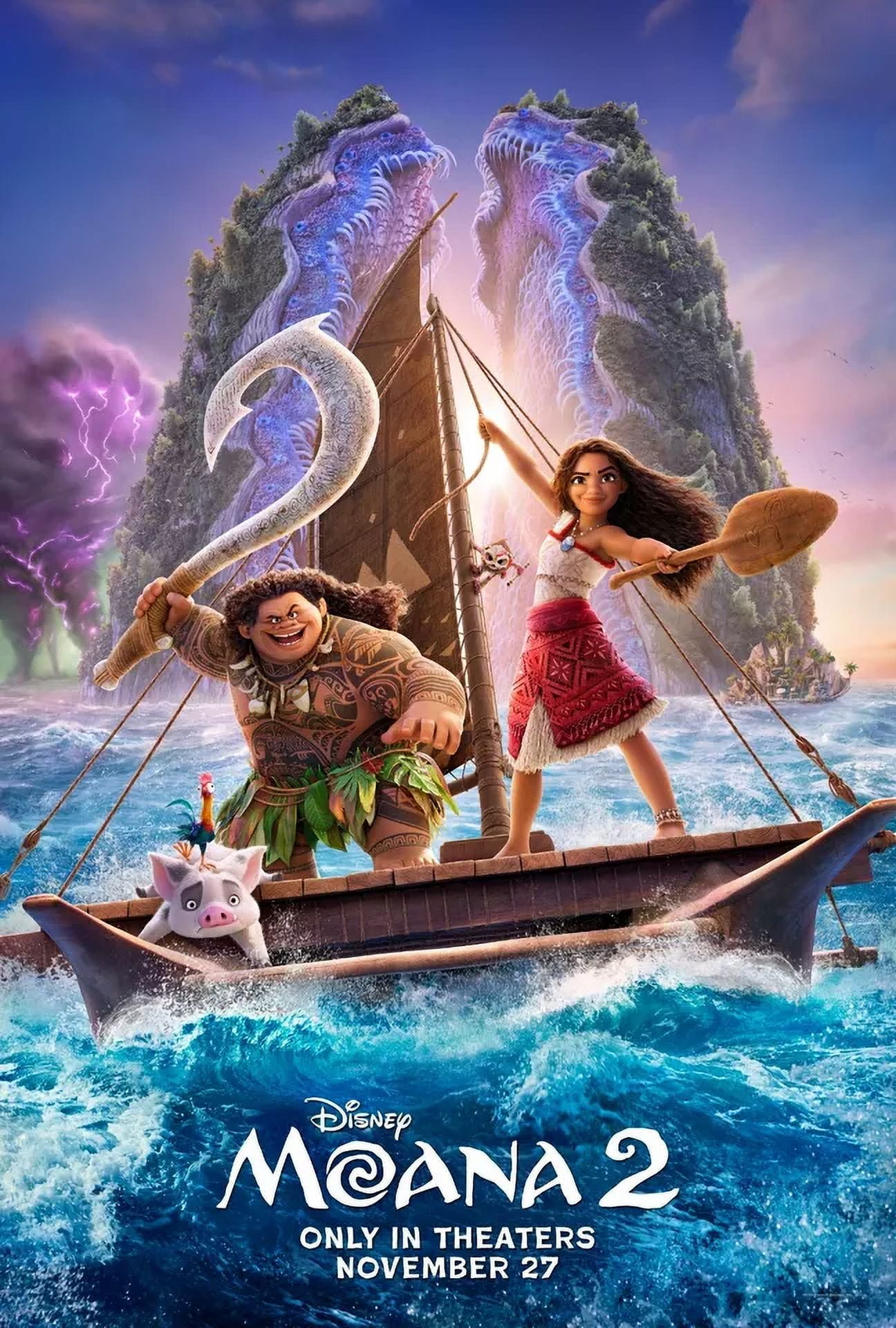 Disney Moana 2 2024 Movie Poster