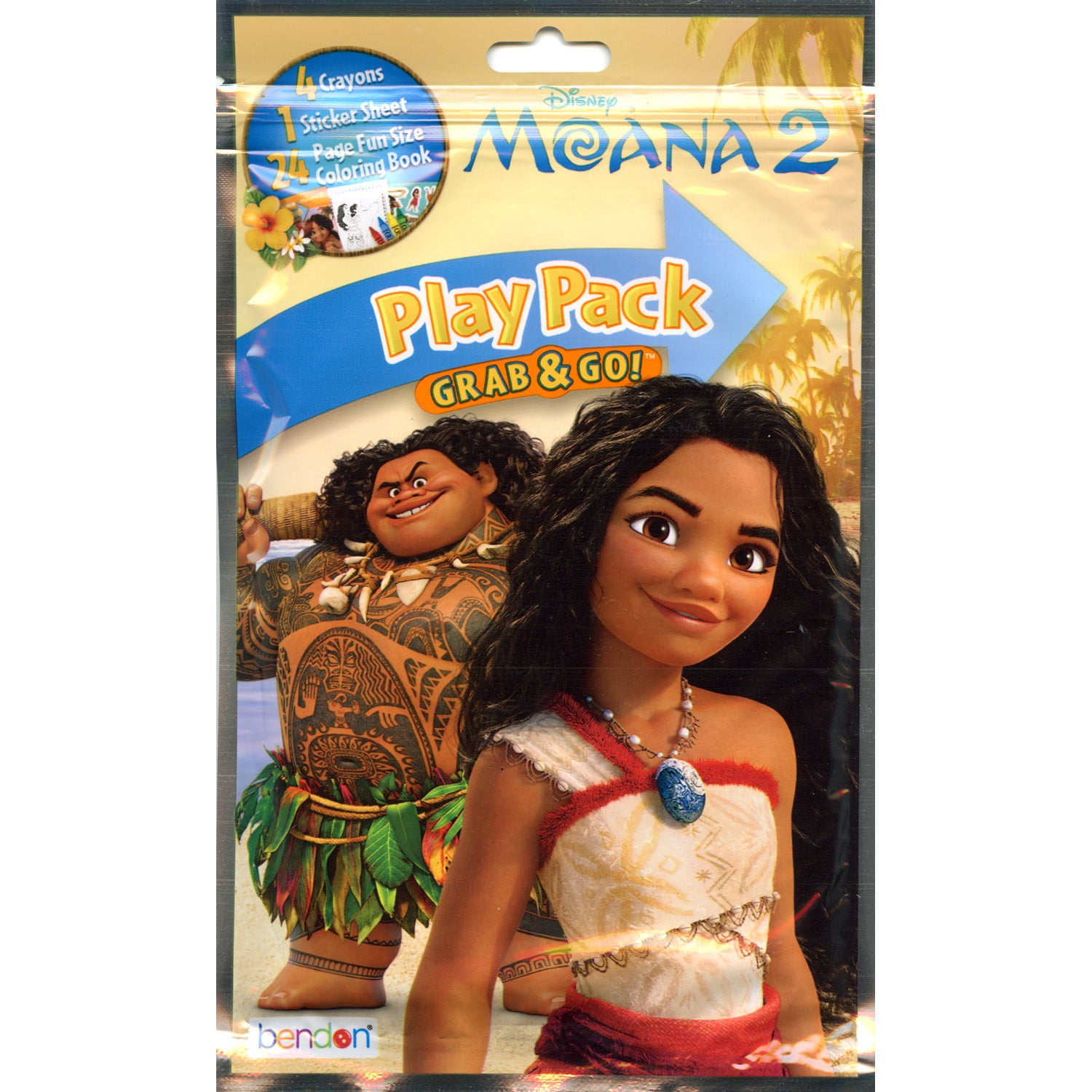 Disney Moana 2 Grab & Go Play Pack Activity Kit - Walmart.com