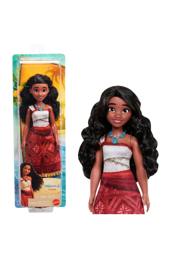 Disney Moana 2 Moana Fashion Doll with 2 Accessories & Removable Outfit, Inspired by the Movie
